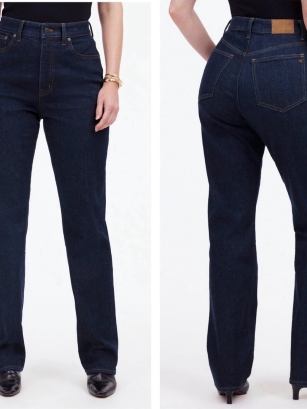 Madewell Curvy ‘90s Straight Dark Blue Jeans size 29